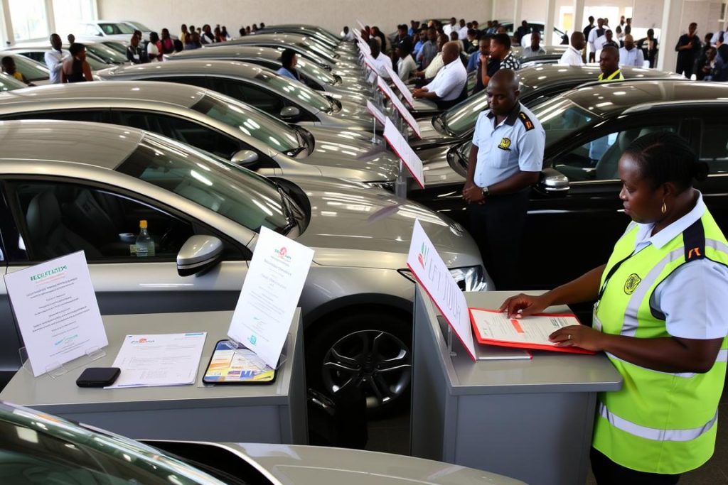 Legitimate car auction showing proper registration process and transparent bidding