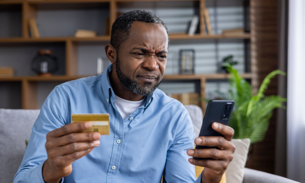 A black african defaulting on a loan
