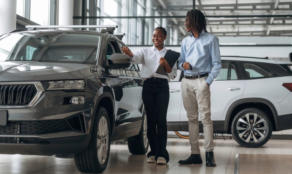The demand for SUV's at the dealership floor