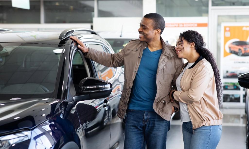 Potential car owners shopping for a car